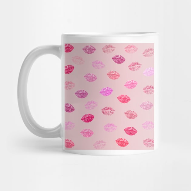 Kiss and lips pattern by GULSENGUNEL